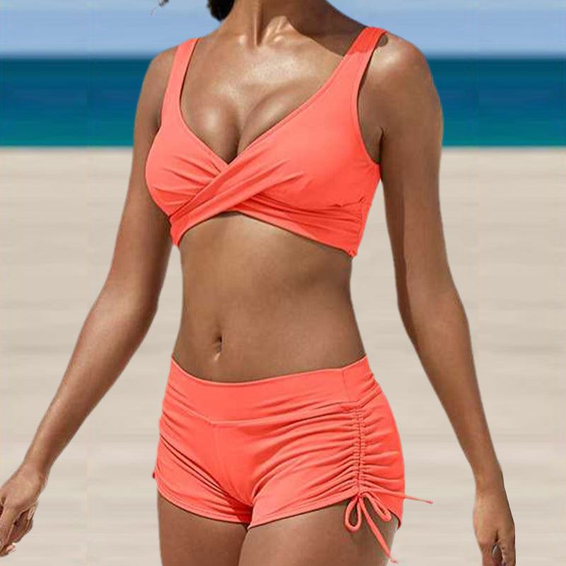 Bikini-Badeanzug Orange