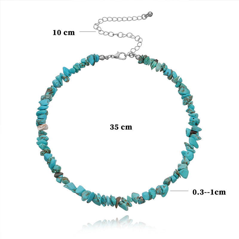 Mode Türkis Halskette🎁Muttertag Geschenk🎁