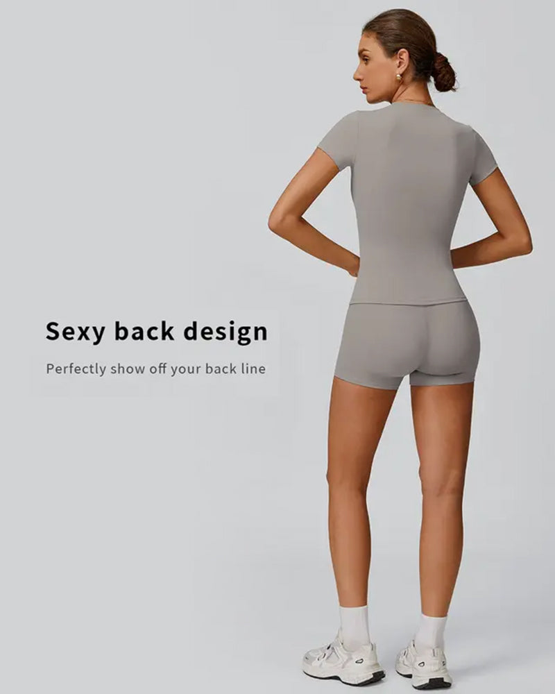 Set Kompression Kurzarm Yoga