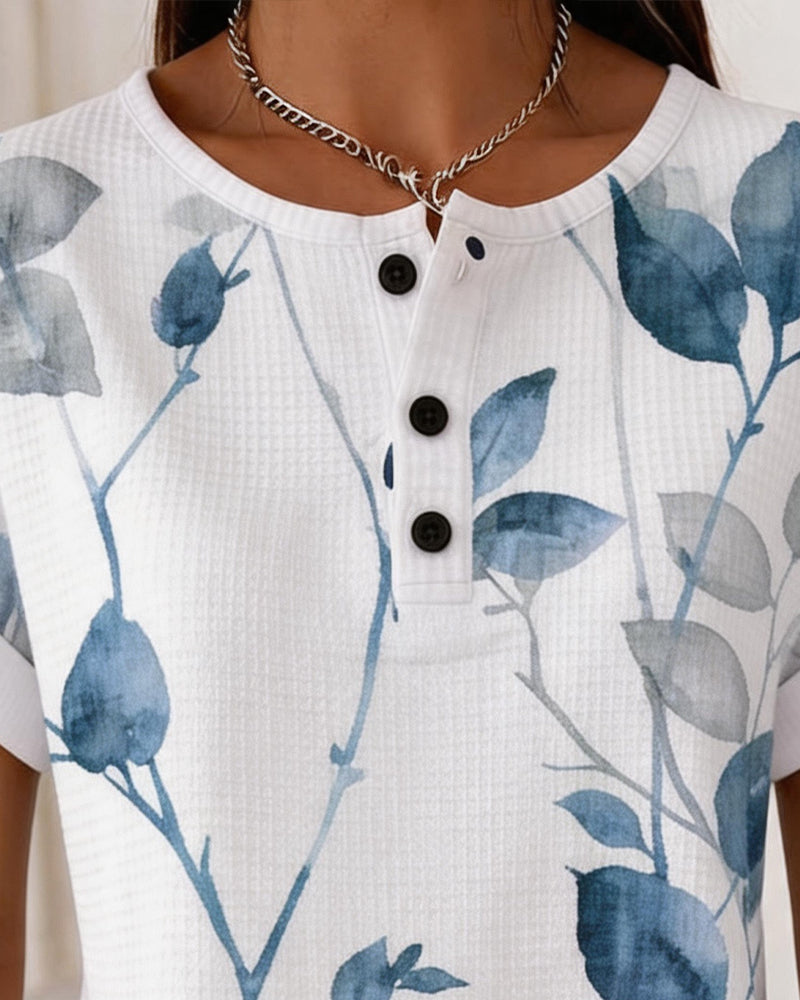 Top Waffel Blatt Print