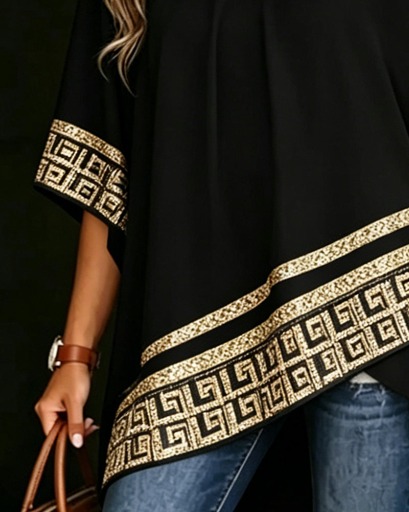 Bluse Schulterfrei Mode Asymmetrisch