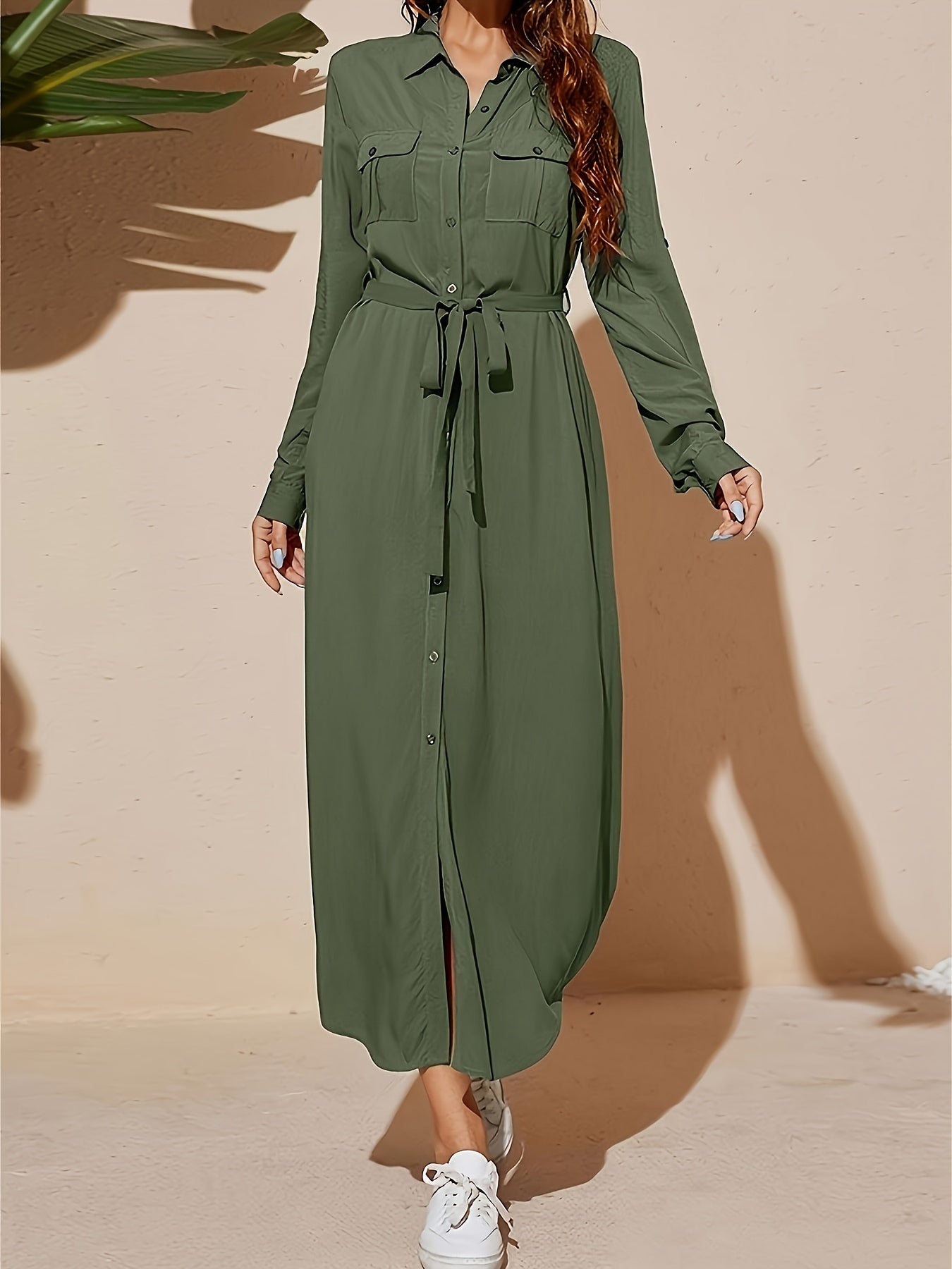 Long dress in green - Emma