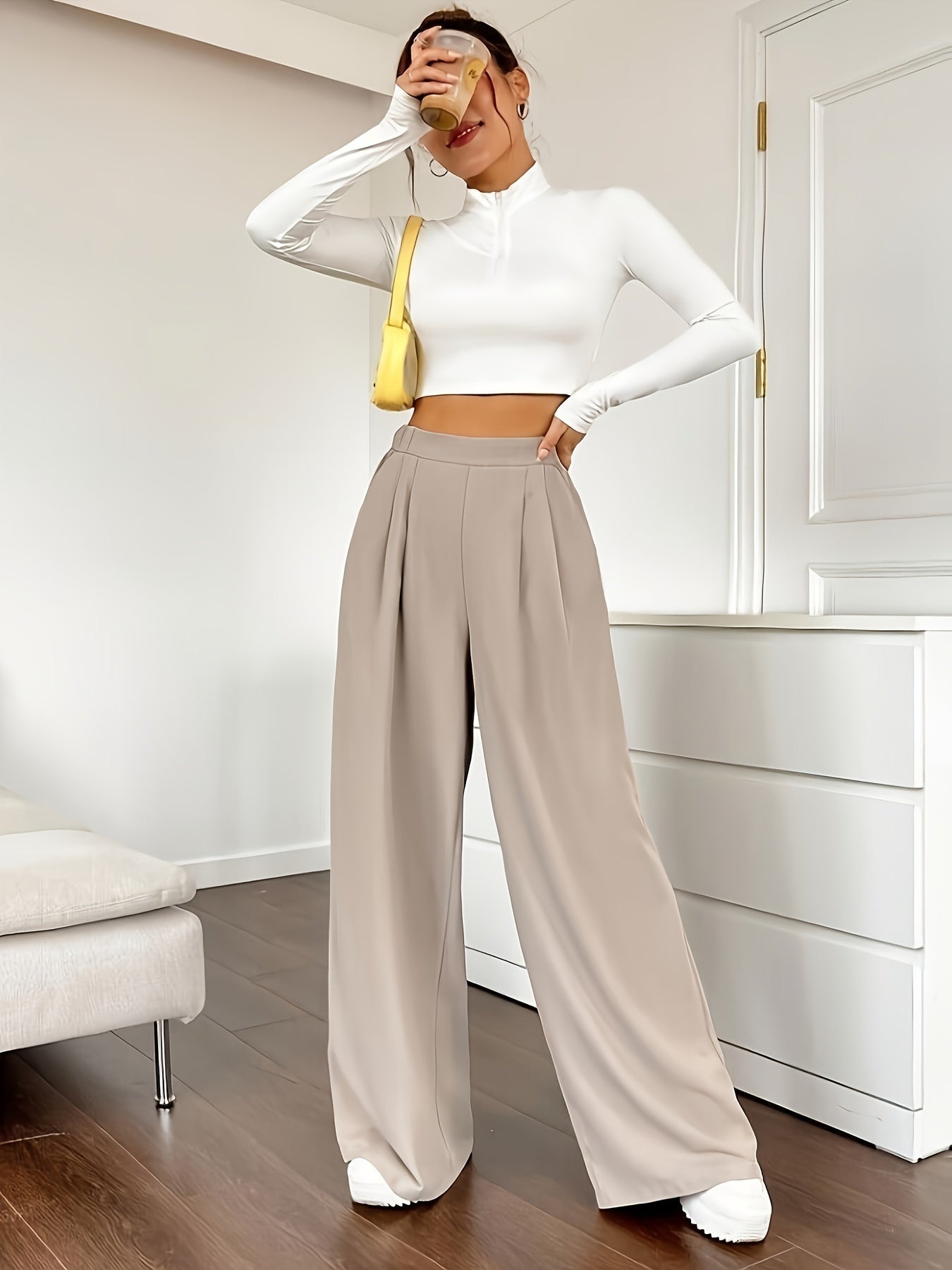 Black Flowing Palazzo Pants – Isabella
