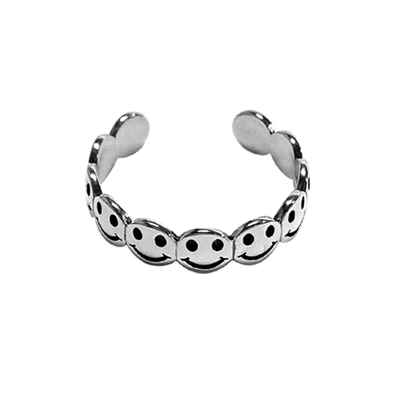 Lächelndes Gesicht Ring