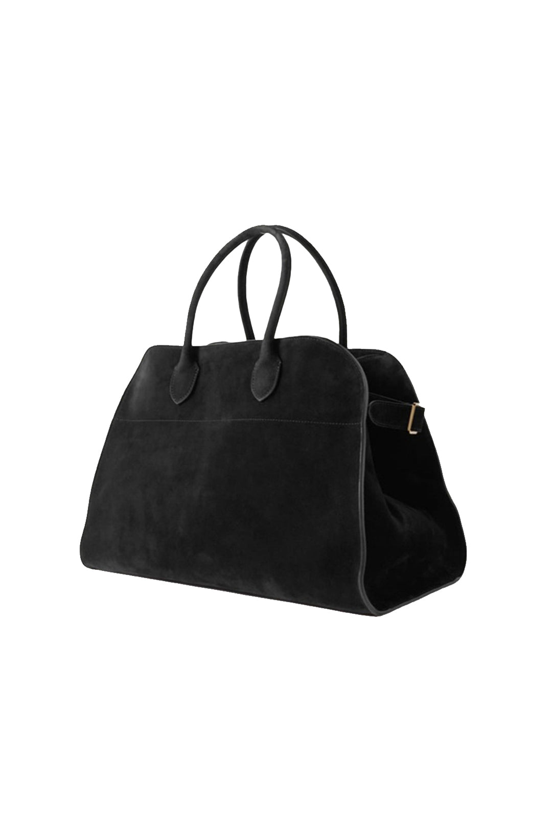Solid color vintage faux leather tote bag