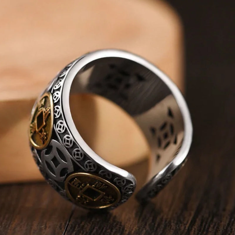 Fünf Kaiser Münze Offener Ring