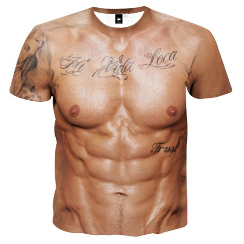 Muskel-Tattoo-T-Shirt Typ 2