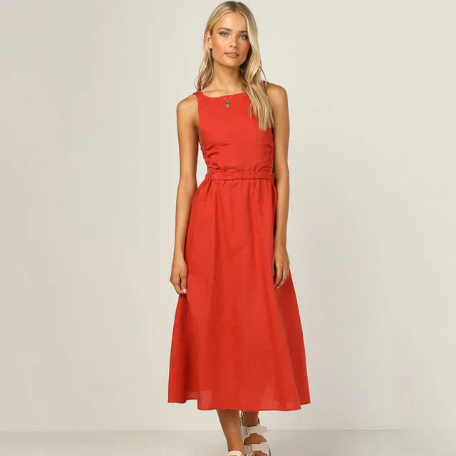 Black maxi dress with cutouts - Emilia