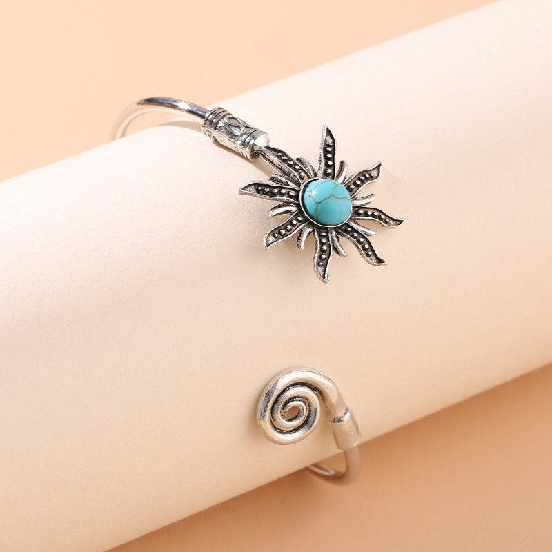 Böhmische Vintage Sonnenblumen Armband