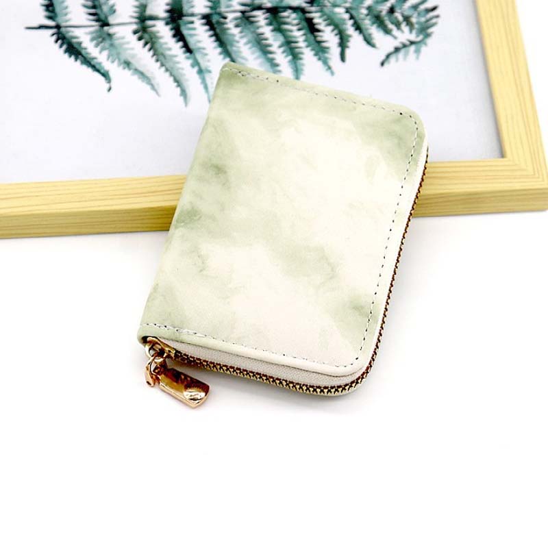 Frische Farbverlaufs-Münzgeldbeutel Hellgrün