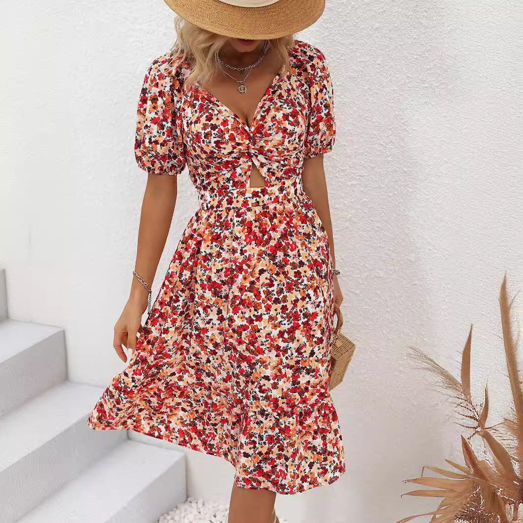 Kleid 'Gaia' mit Blumenmuster