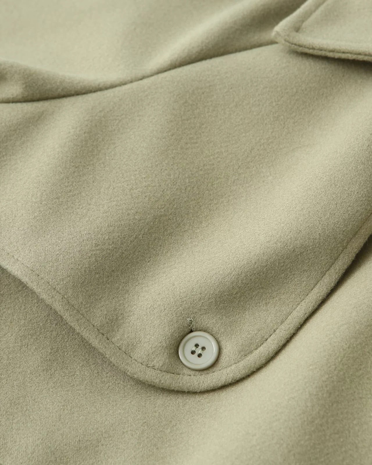 Norwegian Fjord Long woolen trench coat