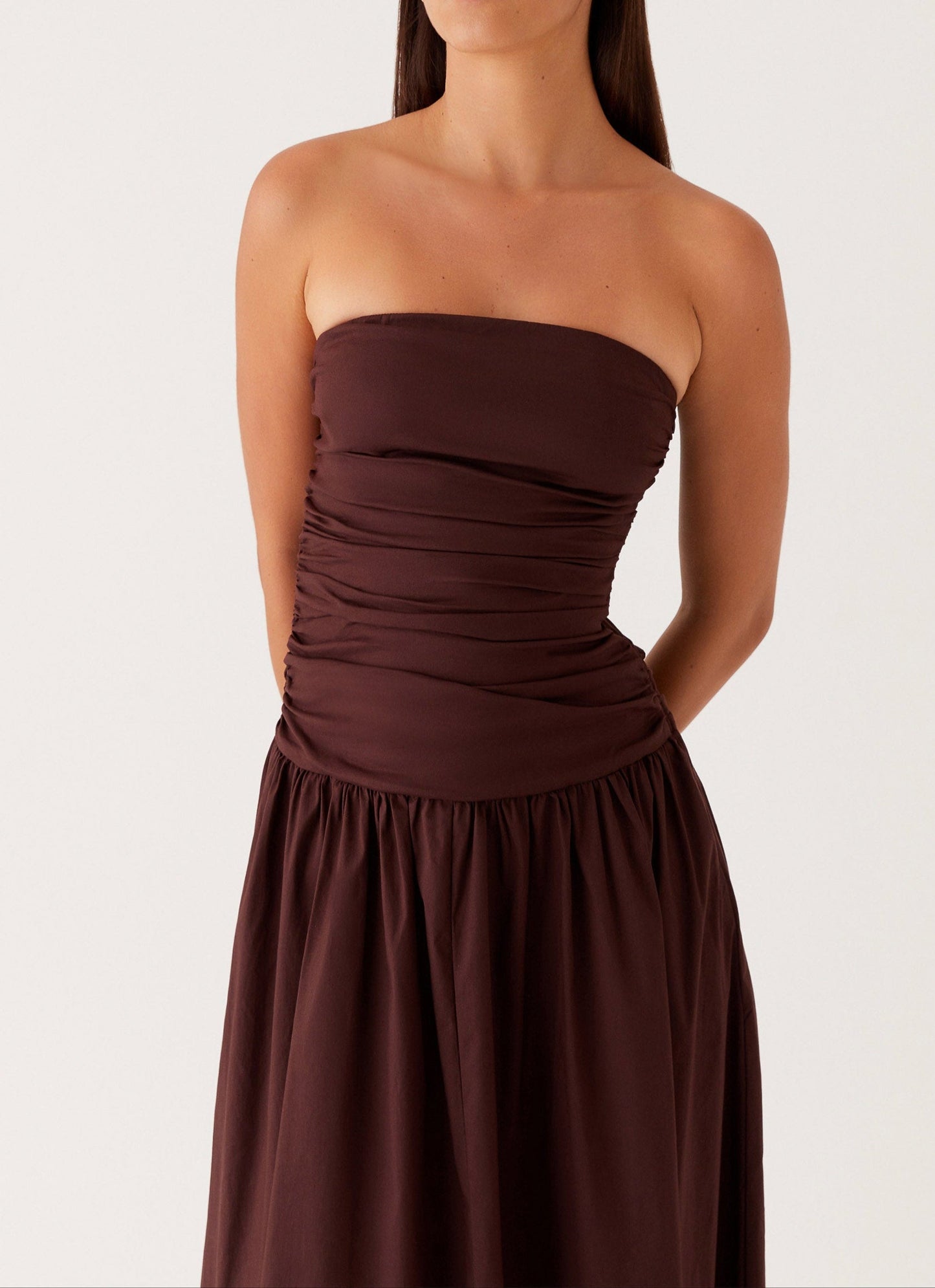Milana Maxikleid – Braun