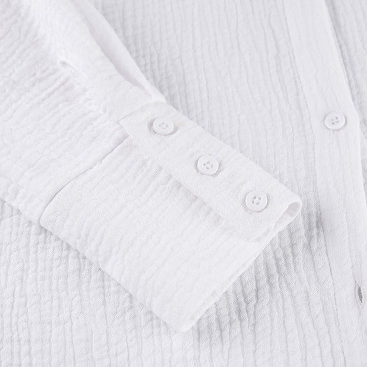 Julia - White Linen Set