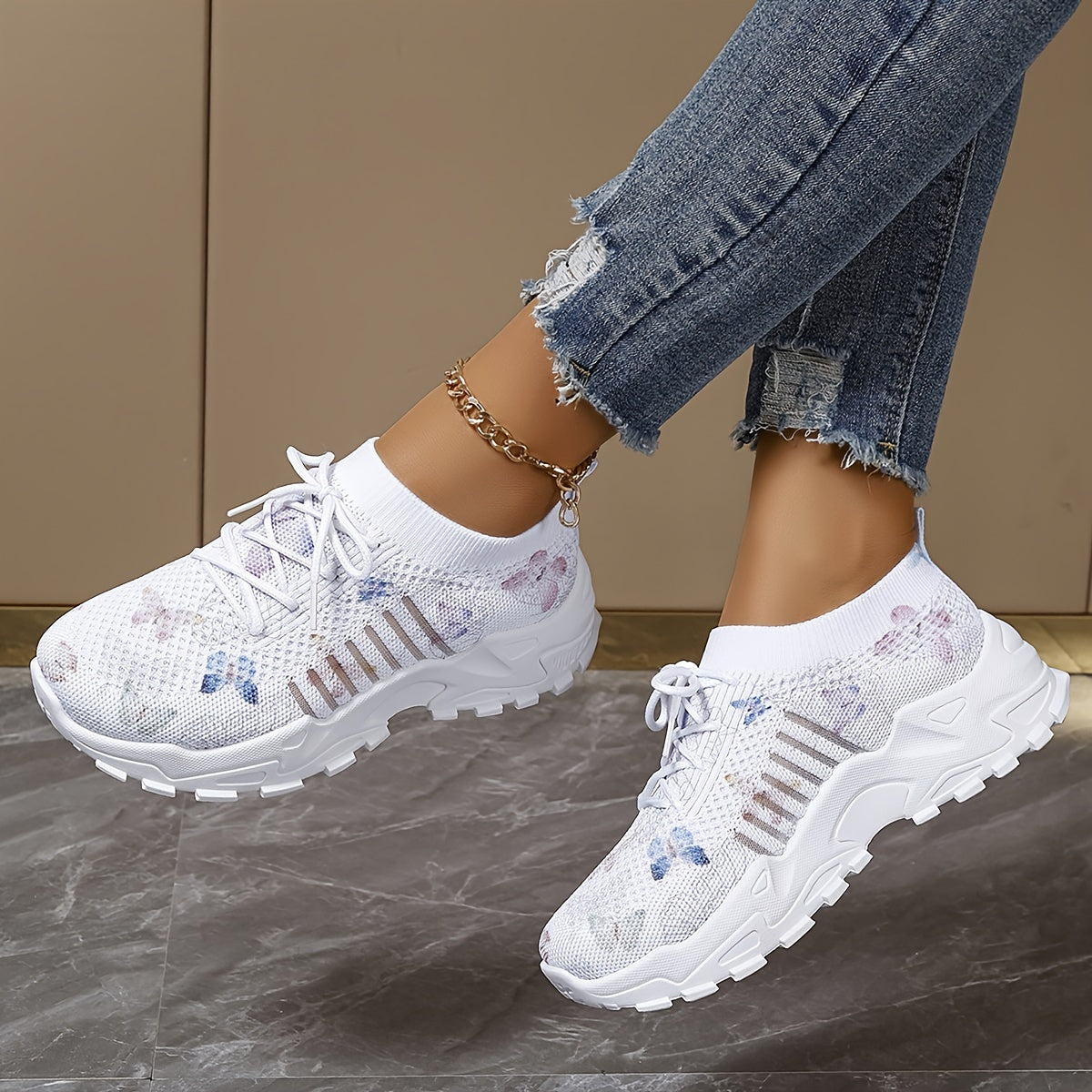 Grey and white sneakers - Lara