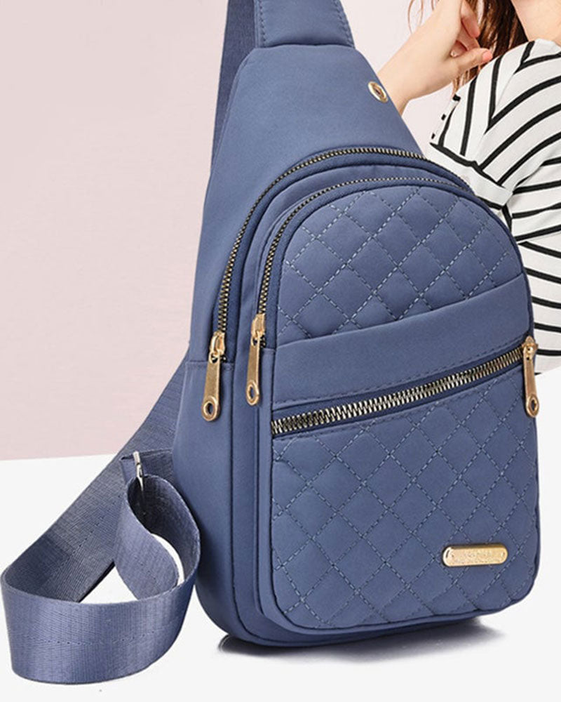 Tasche Damen Mode Bestickt Gesteppt Brust