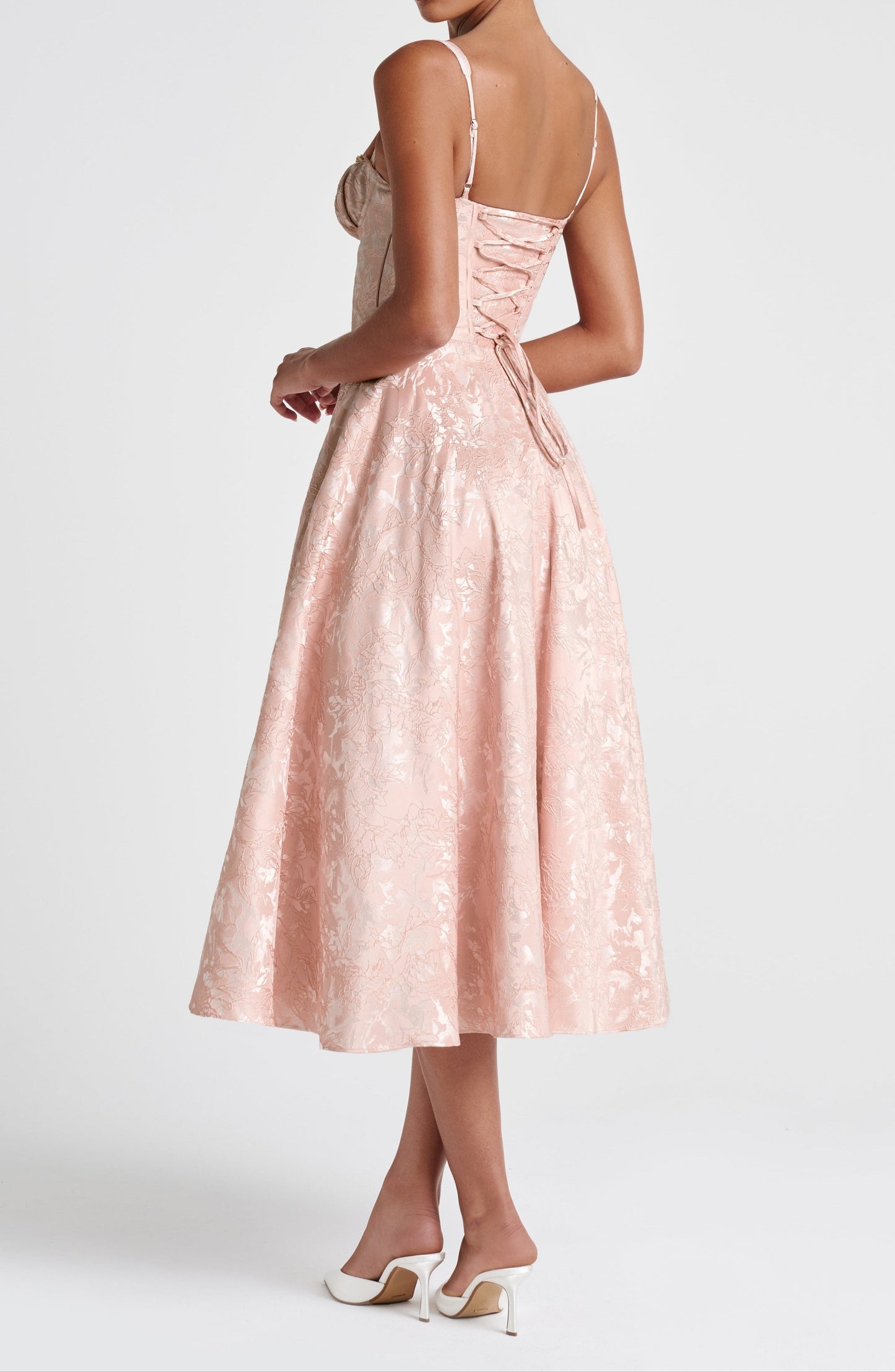 Genevra Midikleid - Zartpfirsich