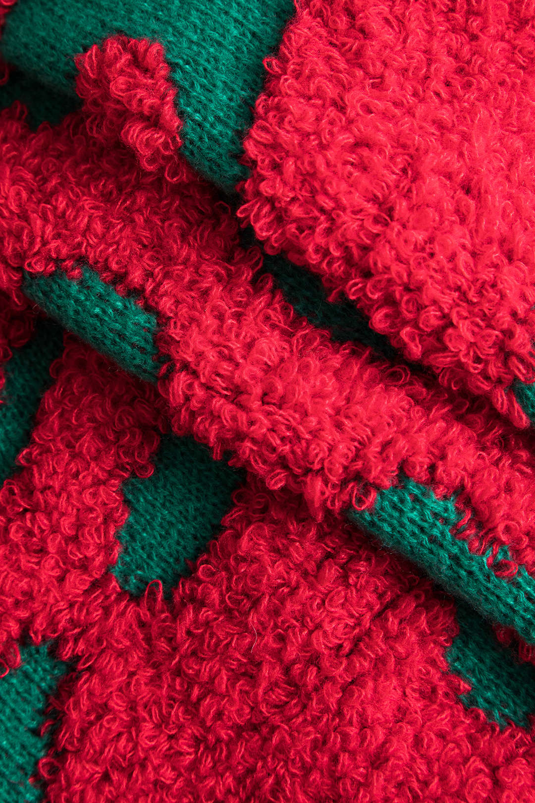 Cardigan classique à col en V et patte de boutonnage multicolore