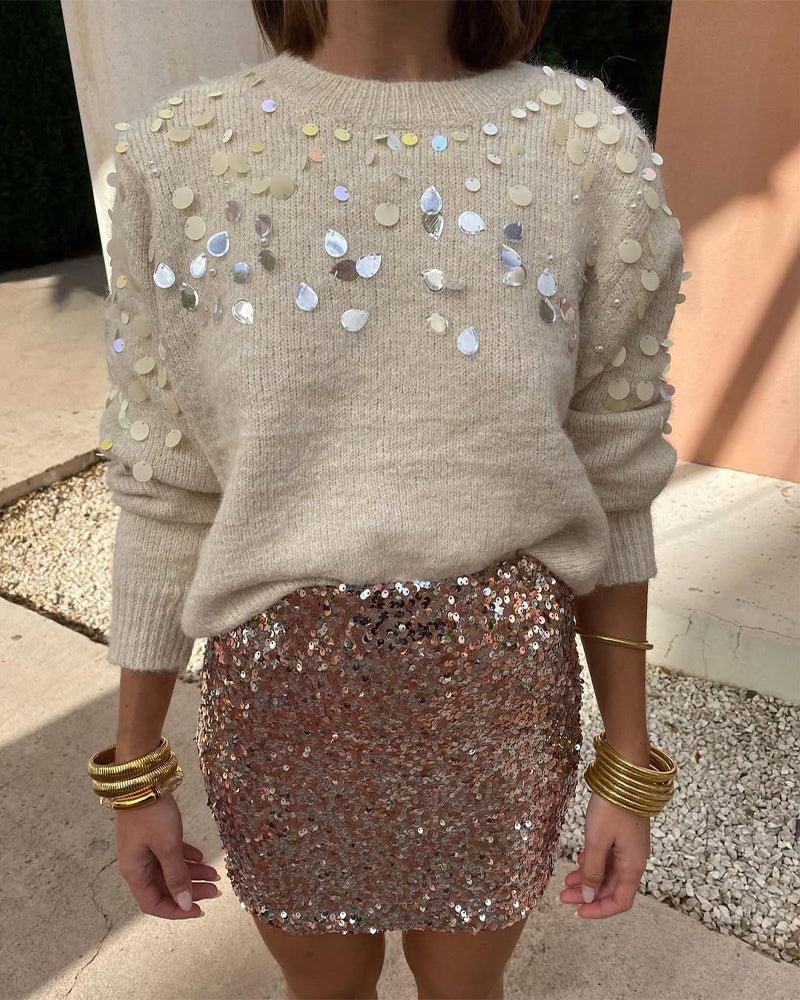 pullover Unifarben langärmlig farbenfroh