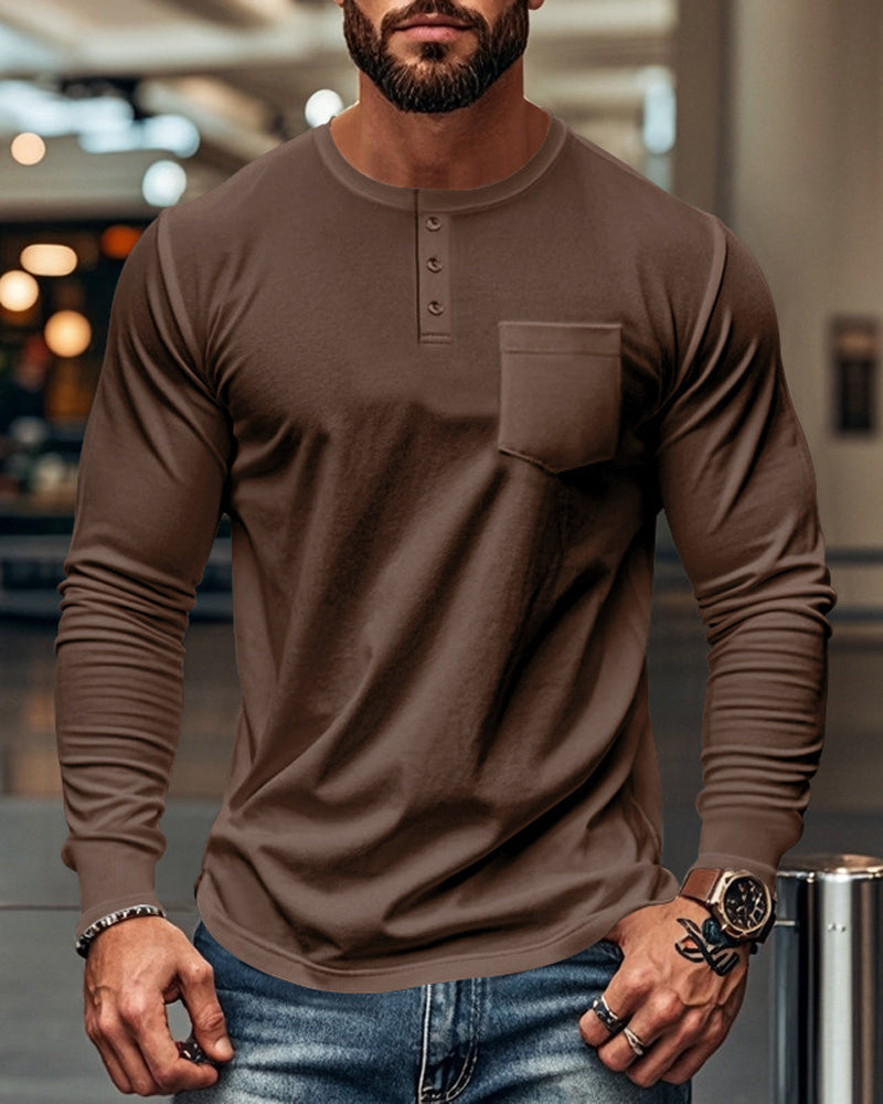 Top Atmungsaktiv Pullover Langarm Herren