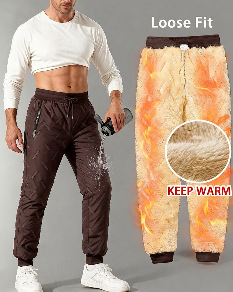 Herrenhose Warme Tasche Kordelzug