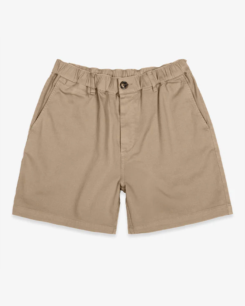 Herren Shorts Gummibund Lässig Gerades Bein