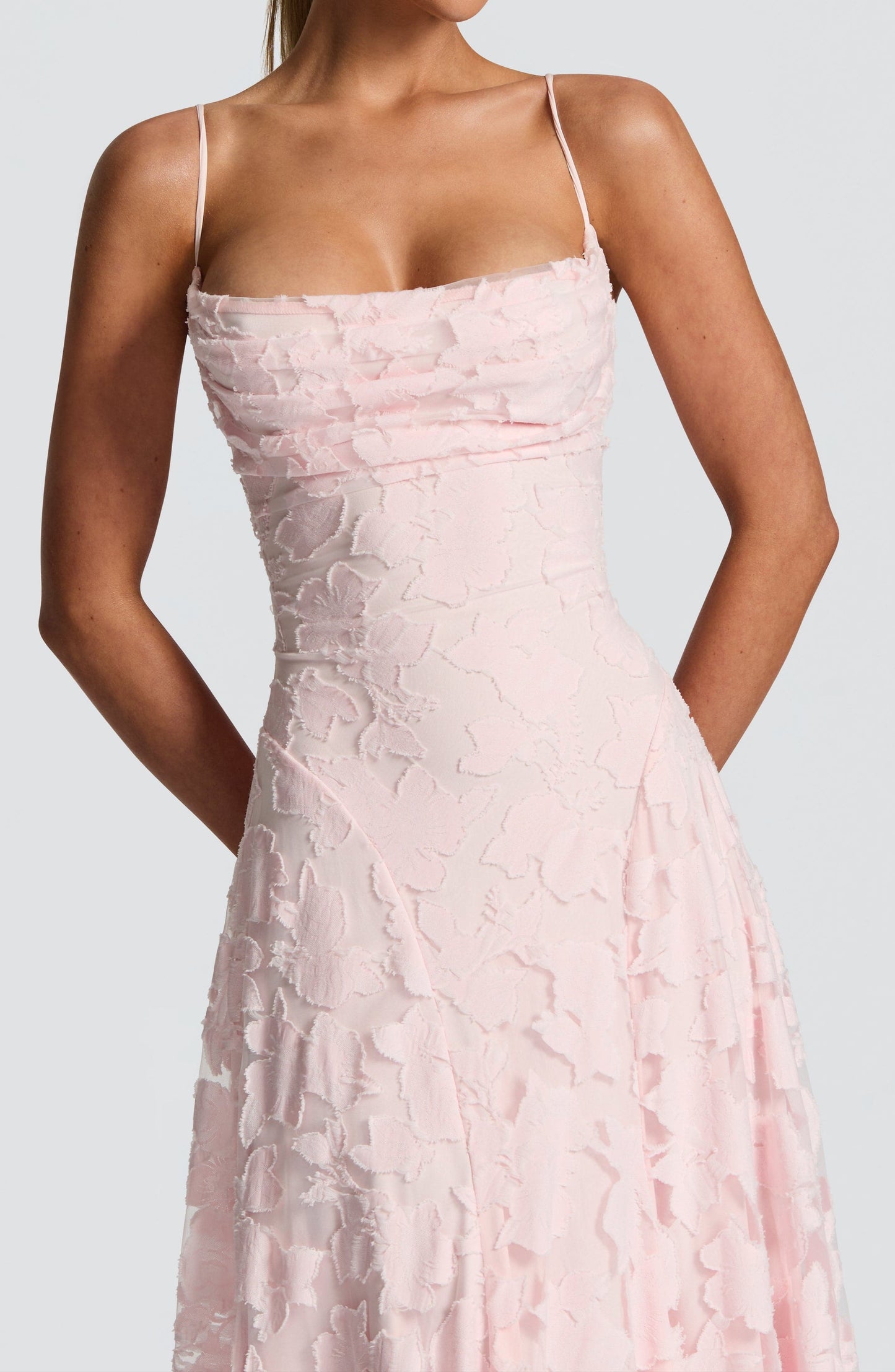 Robe longue Rachele – Blush
