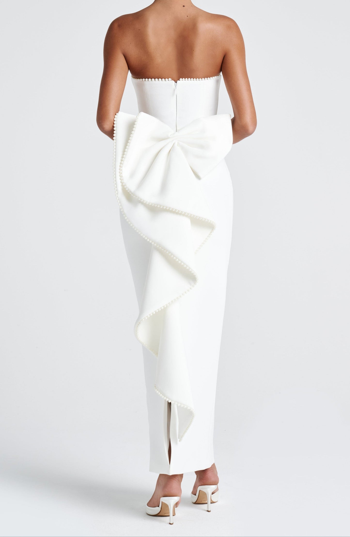 Robe longue Edetta – Ivoire