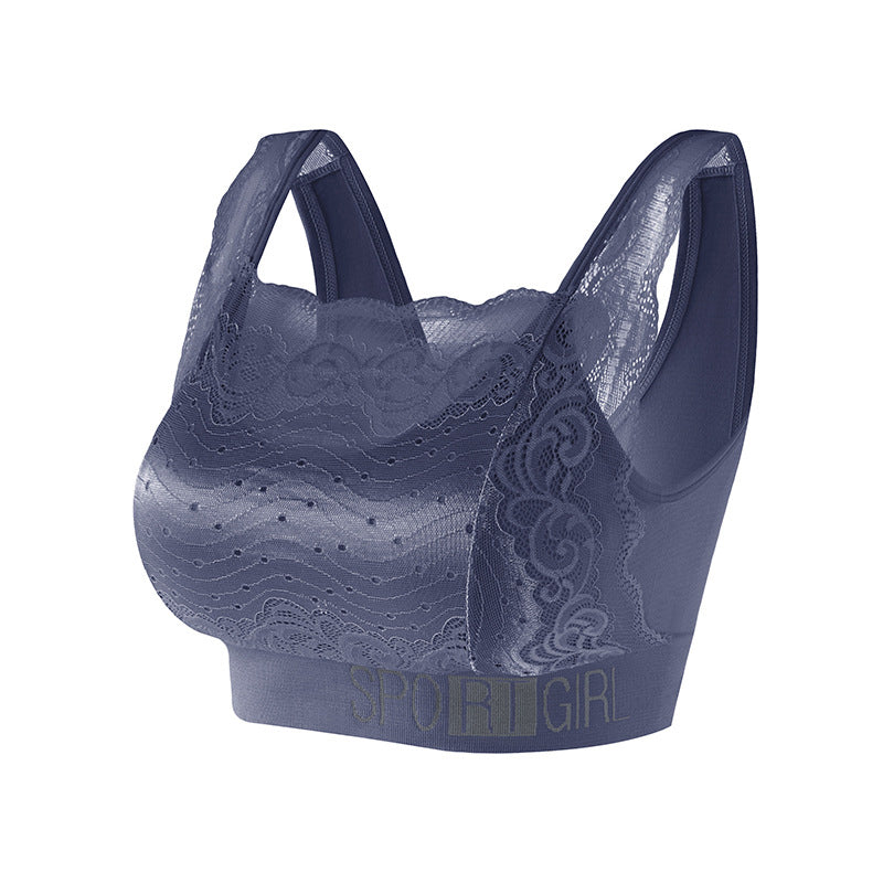 Modische sexy Spitzen-Bralettes Königsblau
