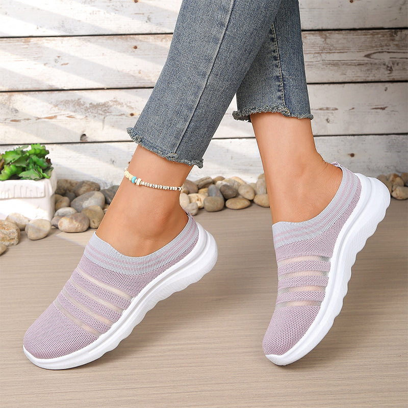 👟Damen atmungsaktive Mesh-Slip-On-Mule-Sneaker