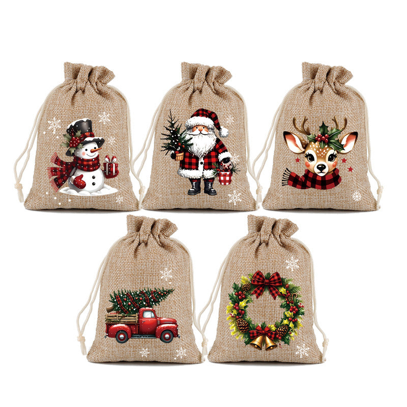 đ 50% RABATT! đ WeihnachtsâGeschenksĂ€ckchen â Festliche Motive, Kordelzug & strapazierfĂ€hig âš
