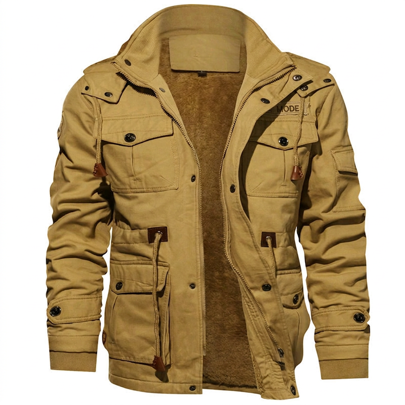 📢Gratis Versand! Solange der Vorrat reicht!📢 Wärmende Winterjacke für Herren mit abnehmbarer Kapuze
