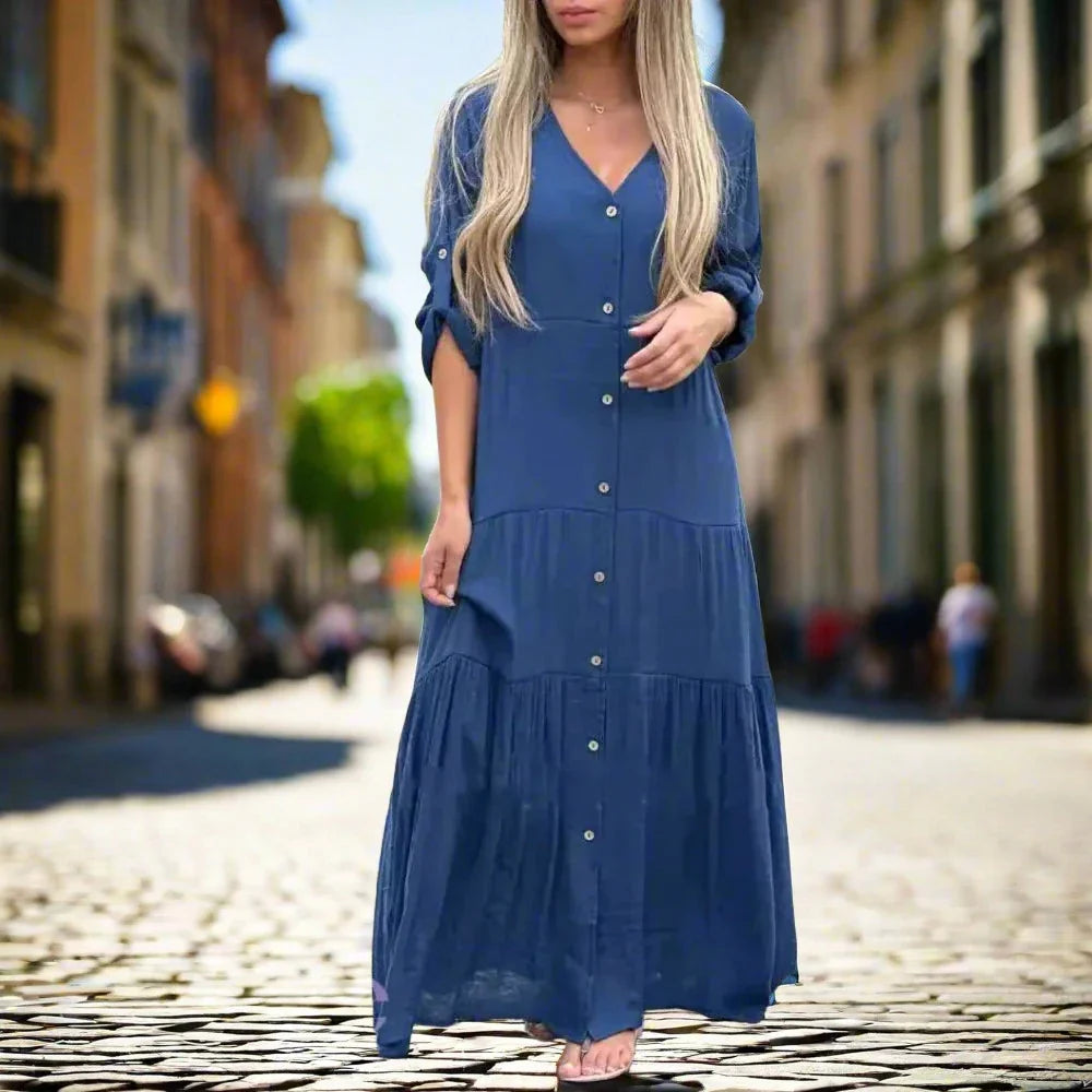 Luftiges Hellblaues Sommerkleid - Mia