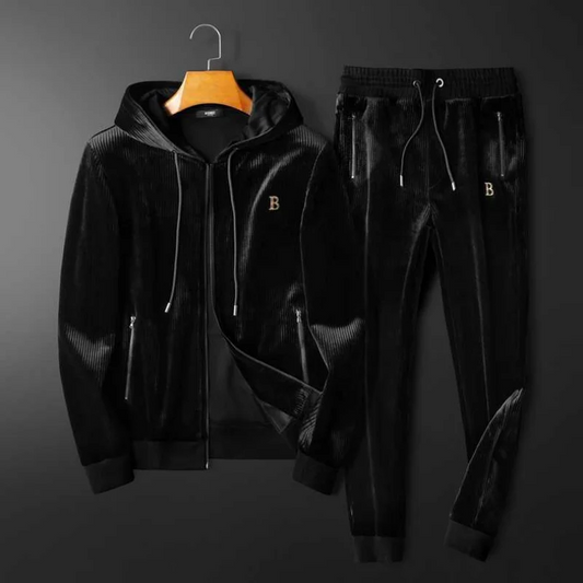 Black Velour Set - Ben