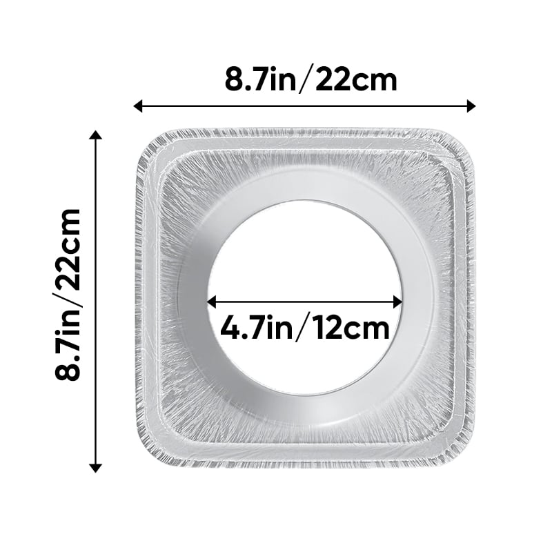Gasherd Aluminiumfolien Auflage