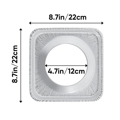 Gasherd Aluminiumfolien Auflage