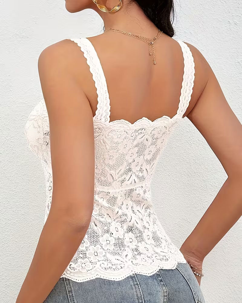 Camis Top Einfarbig Bandeau