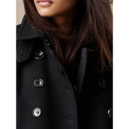 Double Breasted Coat for Women - Erika