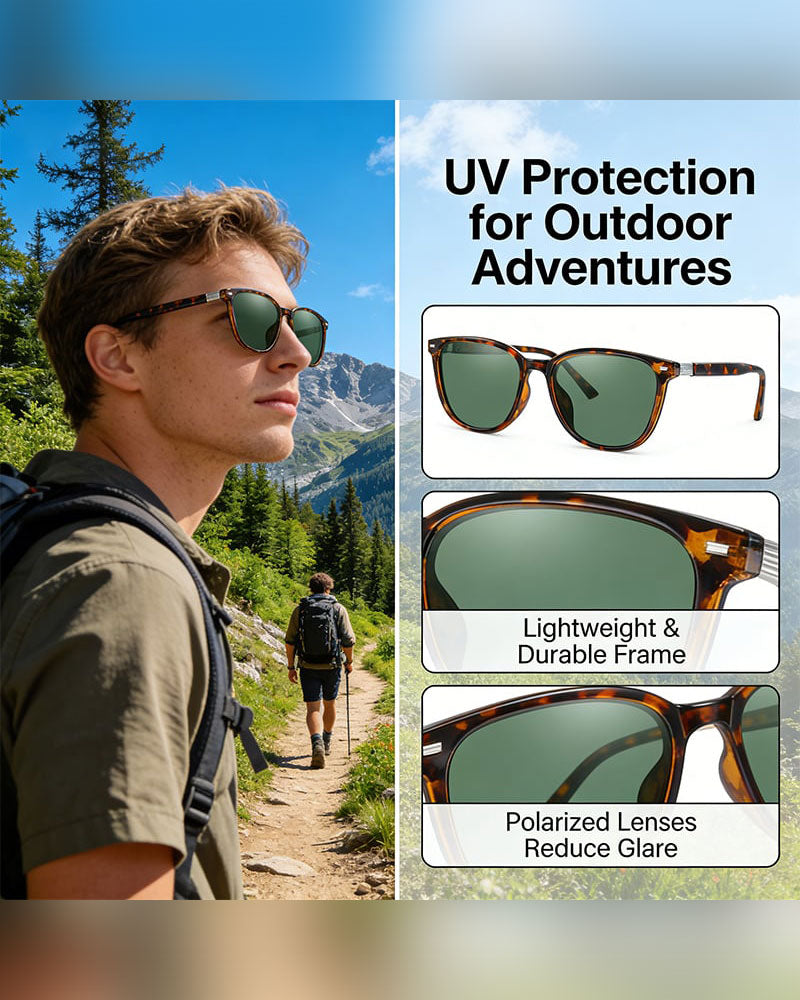 Sonnenbrille Großer Stil Polarisiert