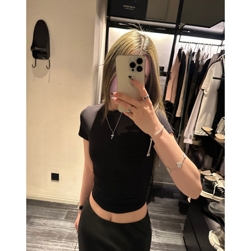 Fitted Short Sleeve T-Shirt for Women - Immacolata