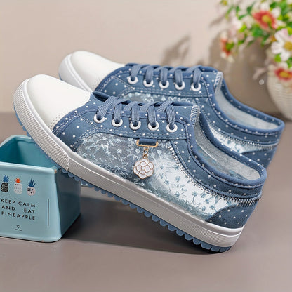 Blue glitter sneaker - Helena