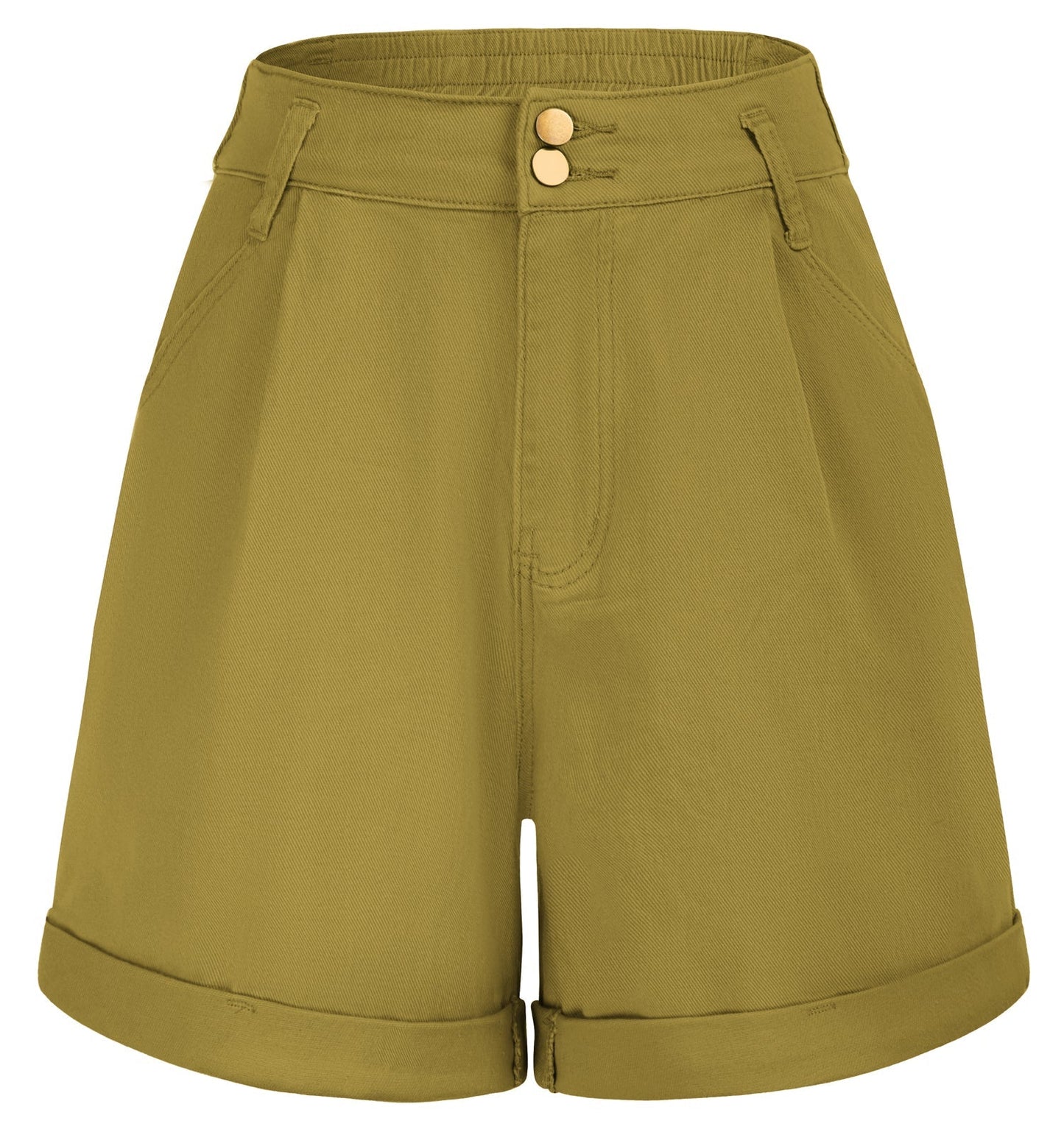 Retro charm: 'Verde' shorts in vintage green