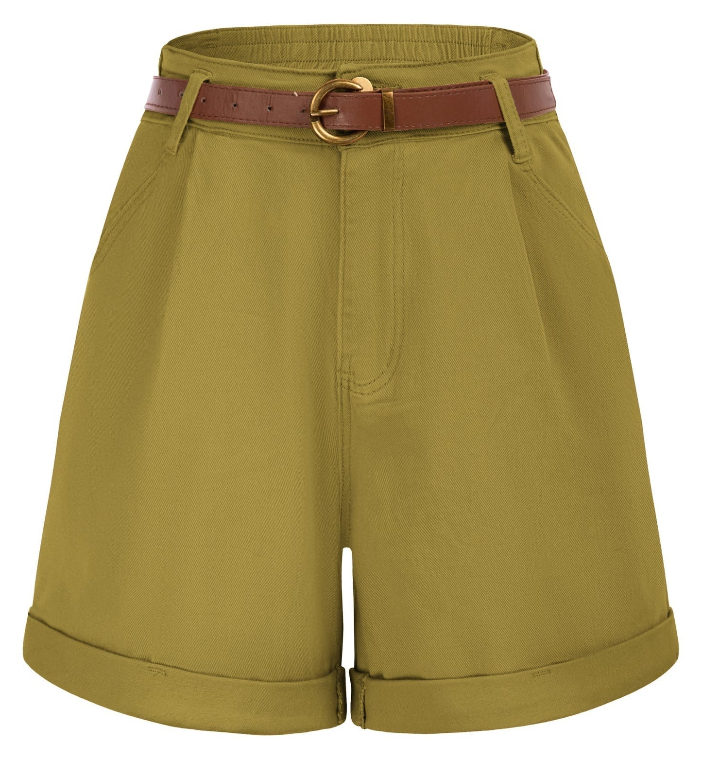 Retro charm: 'Verde' shorts in vintage green