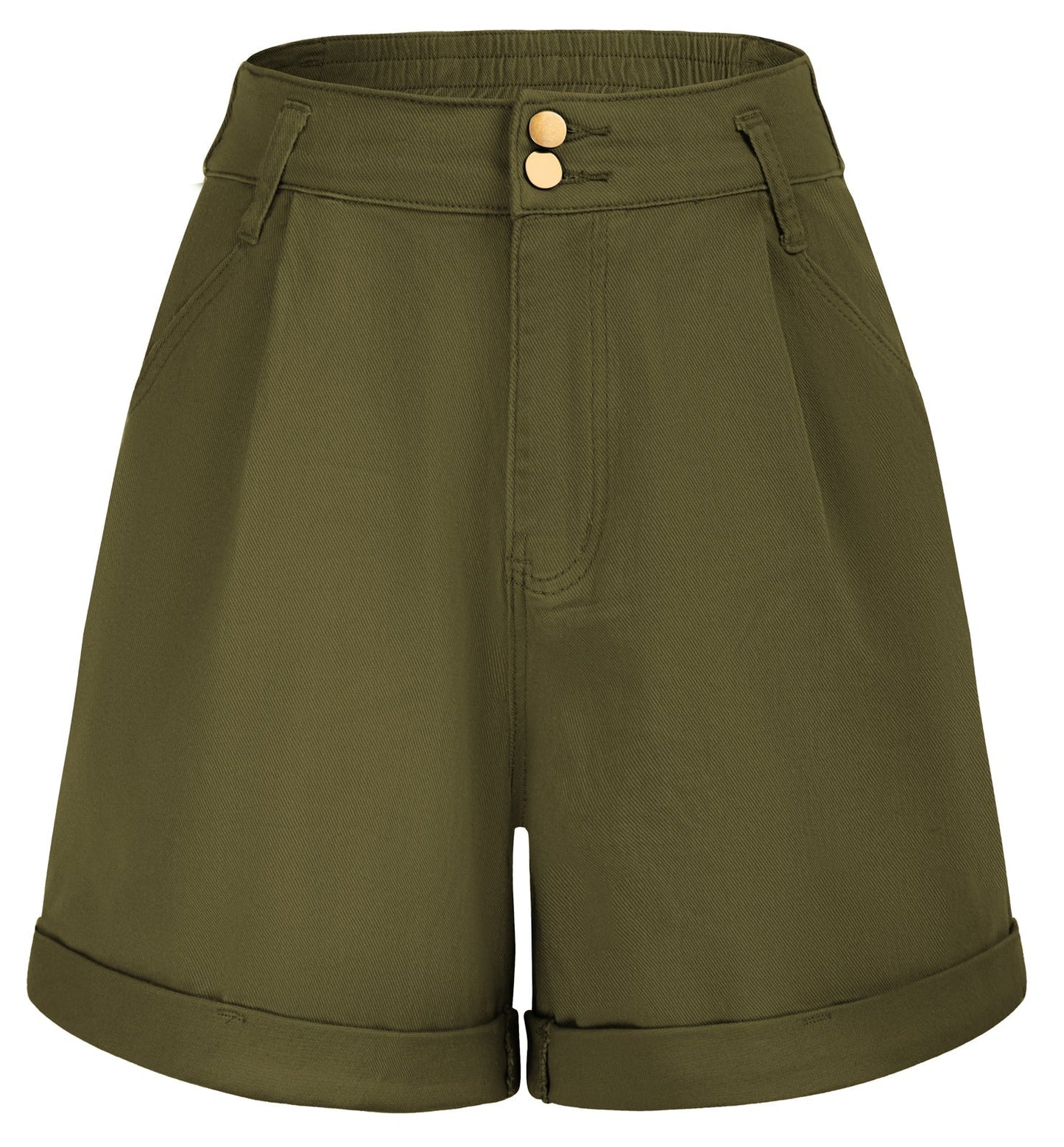 Retro charm: 'Verde' shorts in vintage green