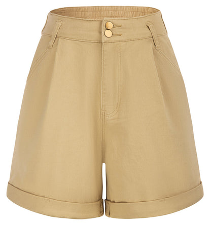 Retro charm: 'Verde' shorts in vintage green