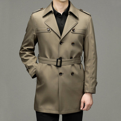 👔🍂Saisonale Sonderangebote – Herren-Windjacke mit doppelter Knopfleiste