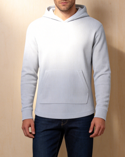 Sweatshirt Kapuze Waffelstrick Freizeit