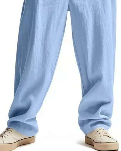 Hose Casual Unifarben Gerades Bein