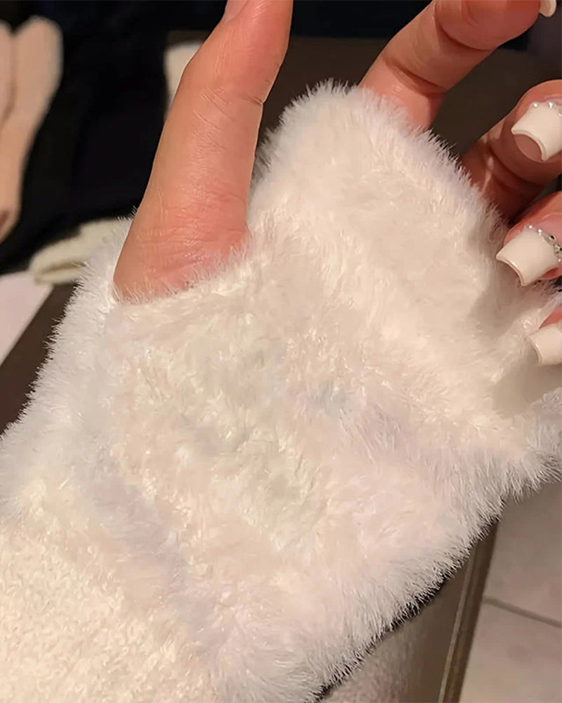 Handschuhe Unifarben Modisch Warm