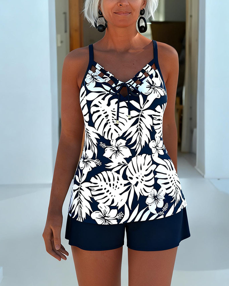 Bikini Botanischer Blumenprint